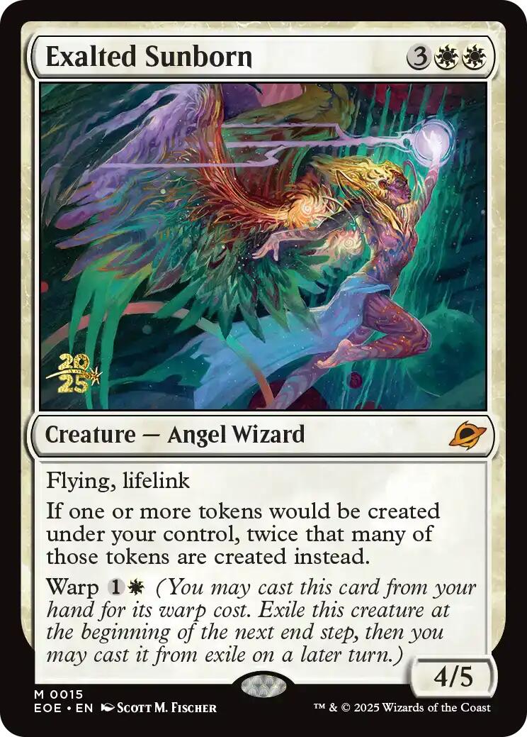 Exalted Sunborn [Edge of Eternities Prerelease Promos] | Card Merchant Takapuna