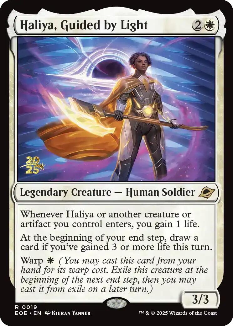 Haliya, Guided by Light [Edge of Eternities Prerelease Promos] | Card Merchant Takapuna