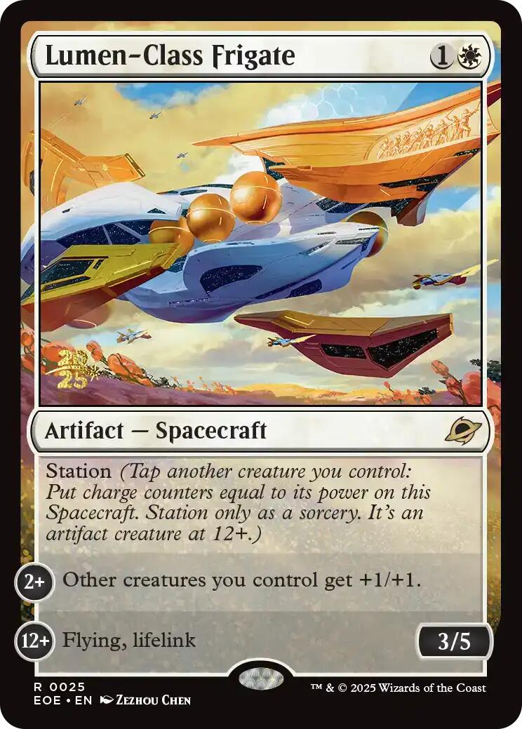Lumen-Class Frigate [Edge of Eternities Prerelease Promos] | Card Merchant Takapuna
