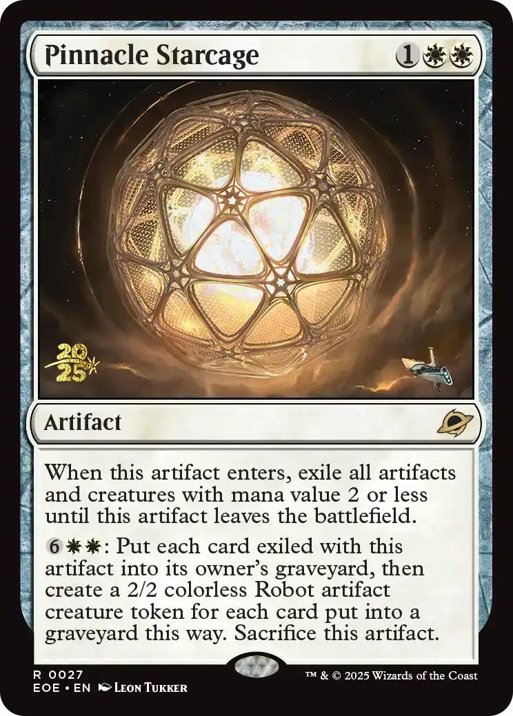 Pinnacle Starcage [Edge of Eternities Prerelease Promos] | Card Merchant Takapuna