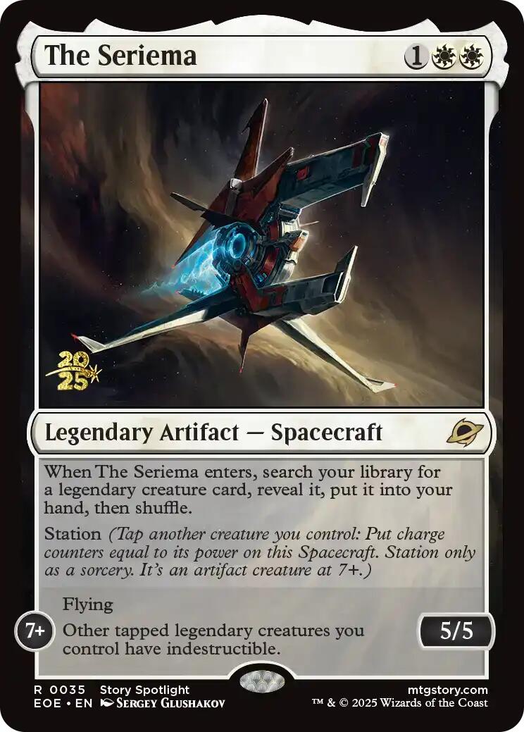 The Seriema [Edge of Eternities Prerelease Promos] | Card Merchant Takapuna