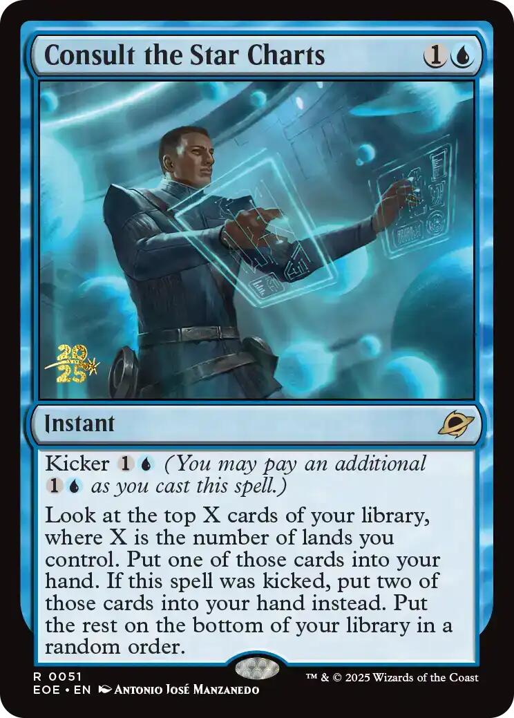 Consult the Star Charts [Edge of Eternities Prerelease Promos] | Card Merchant Takapuna