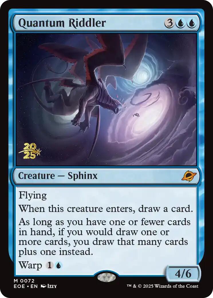 Quantum Riddler [Edge of Eternities Prerelease Promos] | Card Merchant Takapuna