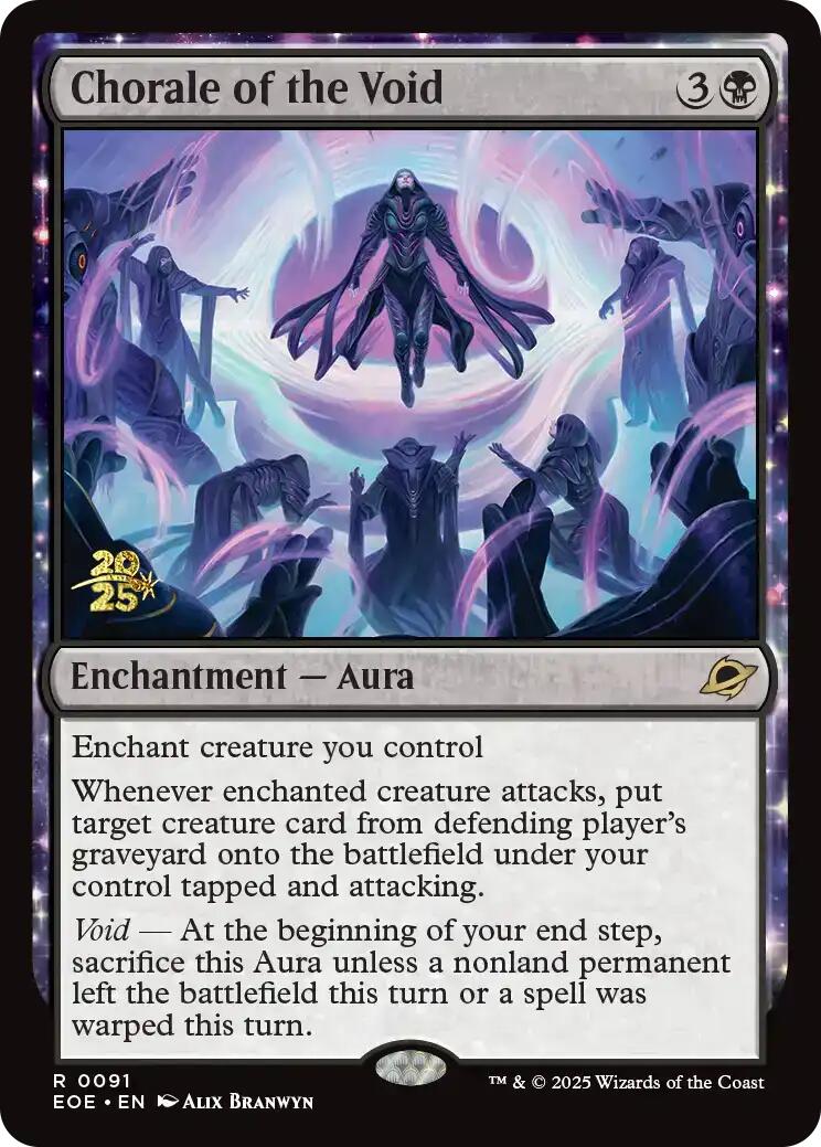 Chorale of the Void [Edge of Eternities Prerelease Promos] | Card Merchant Takapuna