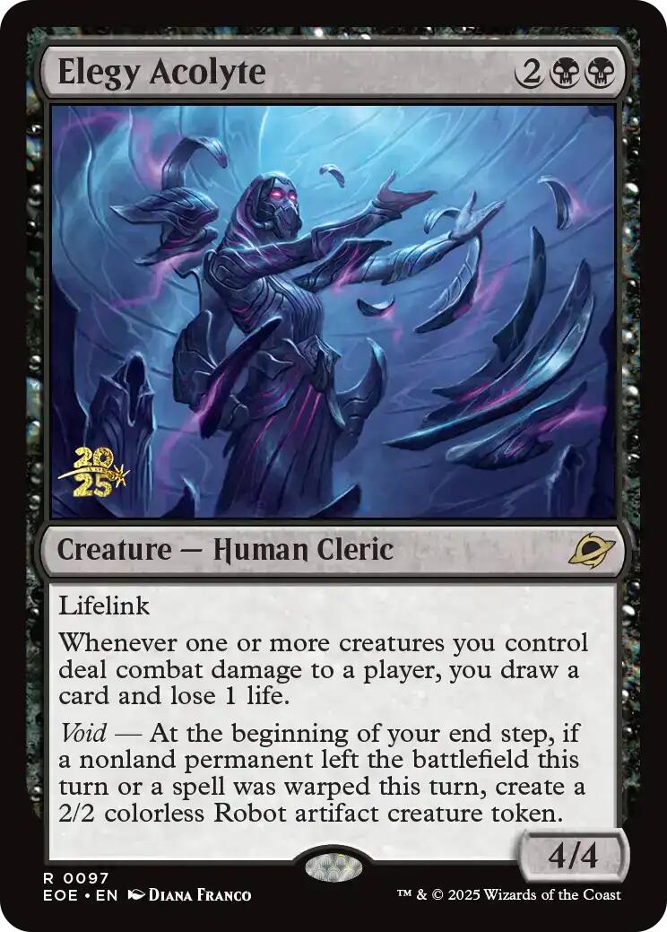Elegy Acolyte [Edge of Eternities Prerelease Promos] | Card Merchant Takapuna
