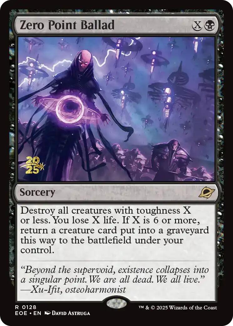 Zero Point Ballad [Edge of Eternities Prerelease Promos] | Card Merchant Takapuna
