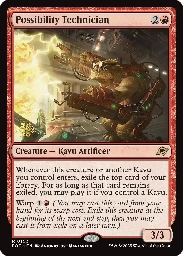 Possibility Technician [Edge of Eternities Prerelease Promos] | Card Merchant Takapuna