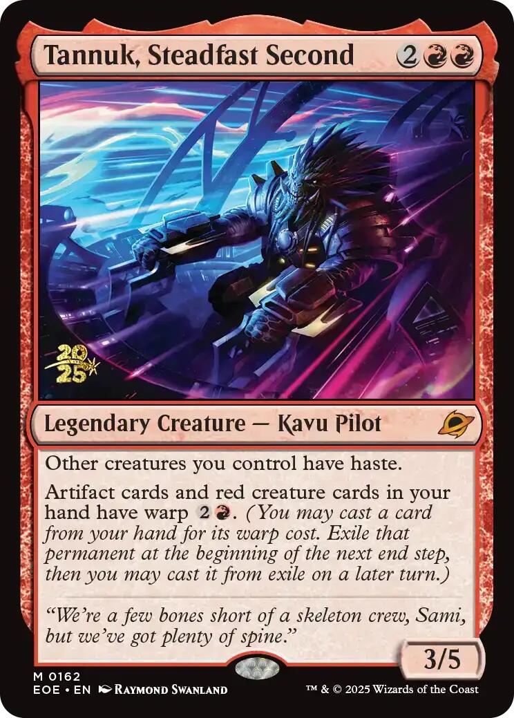 Tannuk, Steadfast Second [Edge of Eternities Prerelease Promos] | Card Merchant Takapuna