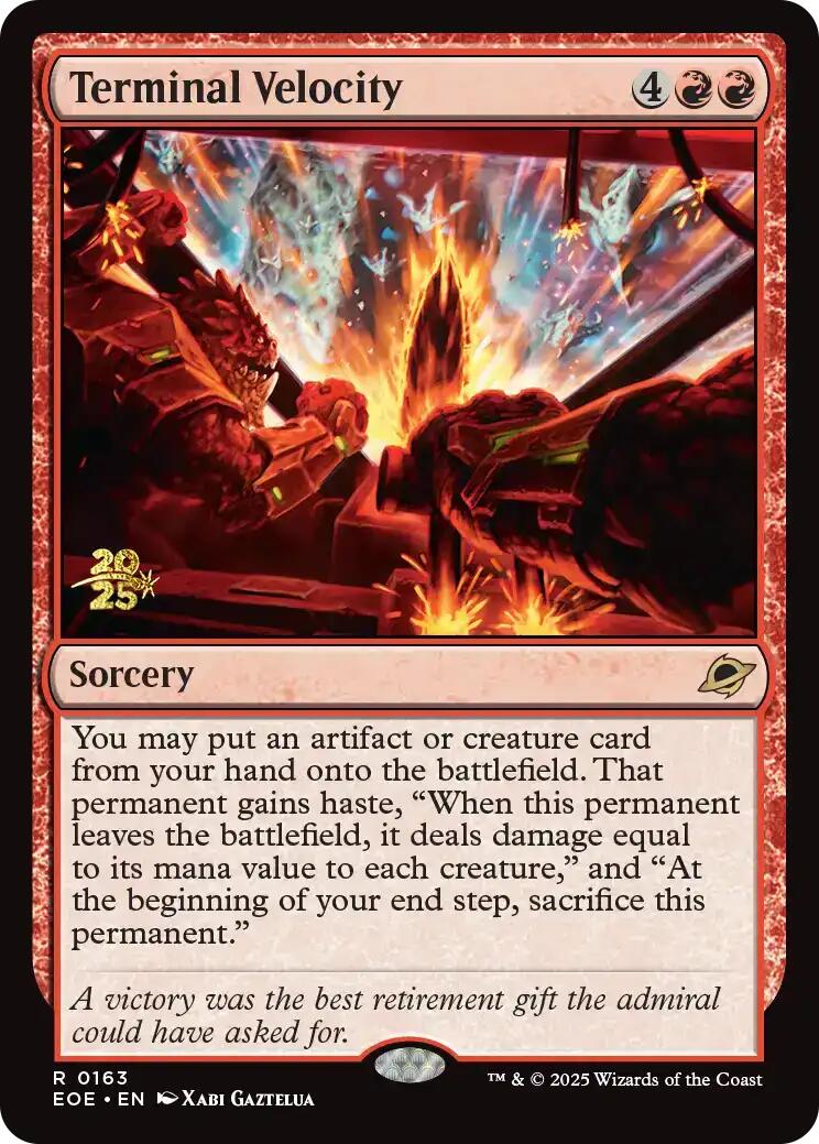 Terminal Velocity [Edge of Eternities Prerelease Promos] | Card Merchant Takapuna