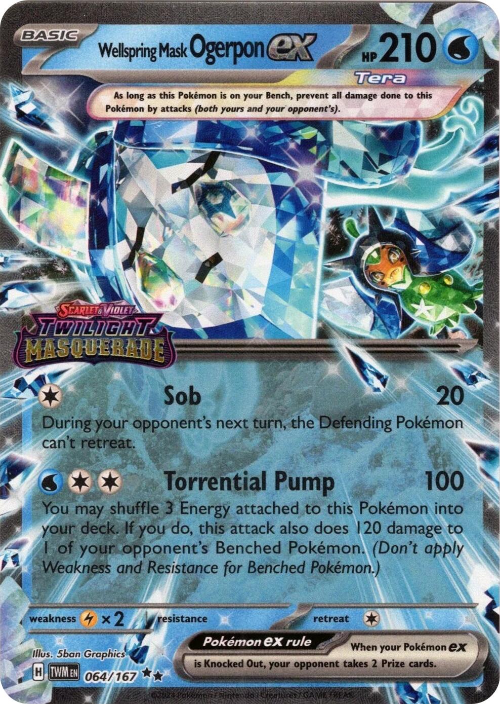 Wellspring Mask Ogerpon ex (064/167) (Stamped) [Miscellaneous Cards] | Card Merchant Takapuna