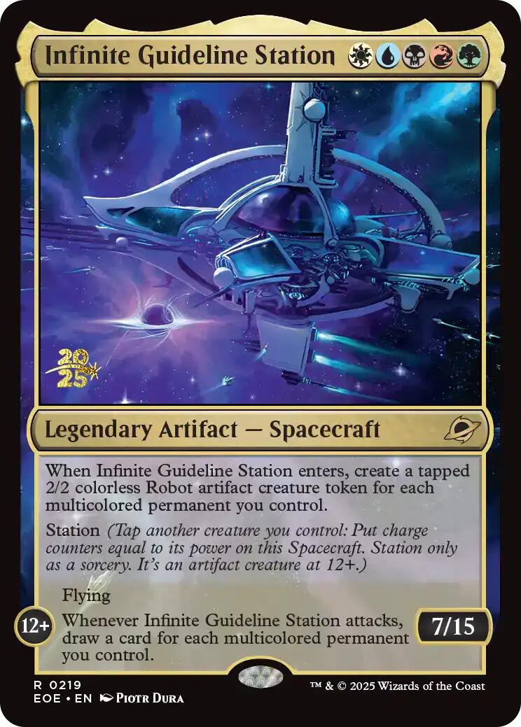 Infinite Guideline Station [Edge of Eternities Prerelease Promos] | Card Merchant Takapuna