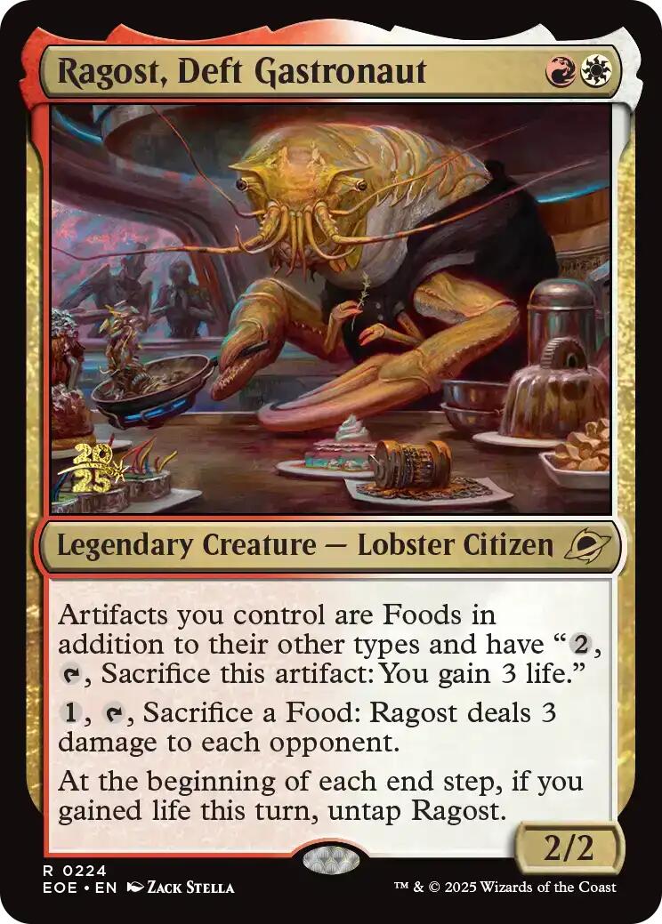 Ragost, Deft Gastronaut [Edge of Eternities Prerelease Promos] | Card Merchant Takapuna