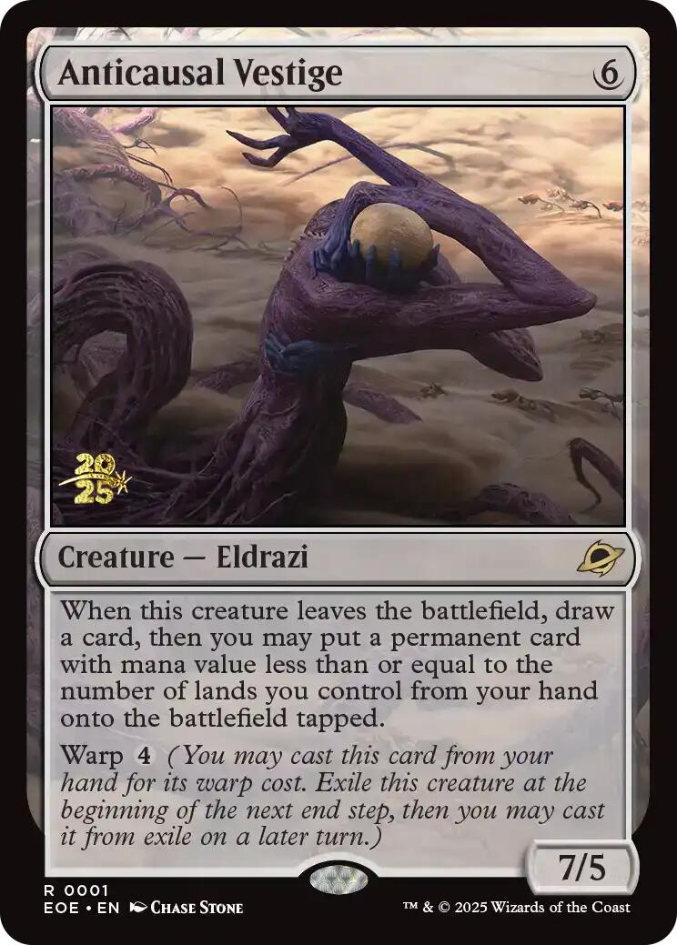Anticausal Vestige [Edge of Eternities Prerelease Promos] | Card Merchant Takapuna
