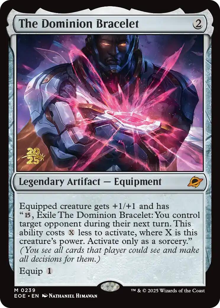 The Dominion Bracelet [Edge of Eternities Prerelease Promos] | Card Merchant Takapuna
