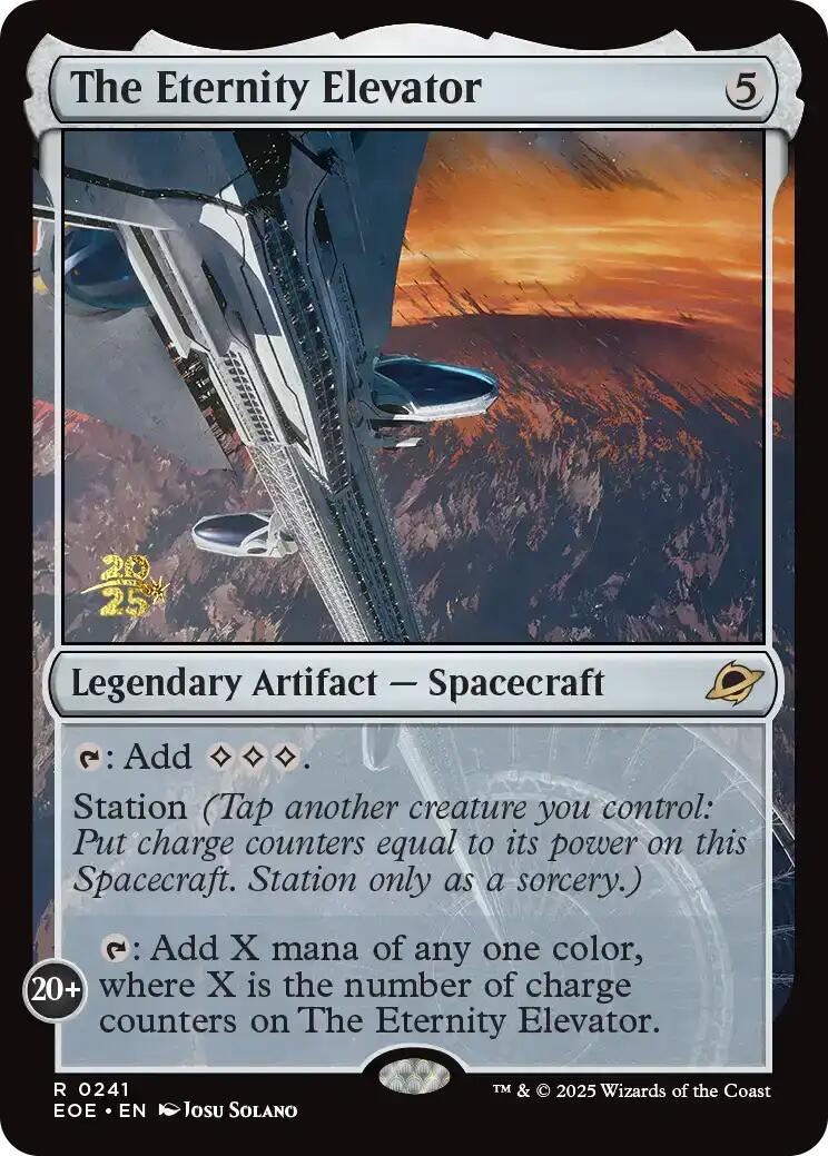 The Eternity Elevator [Edge of Eternities Prerelease Promos] | Card Merchant Takapuna