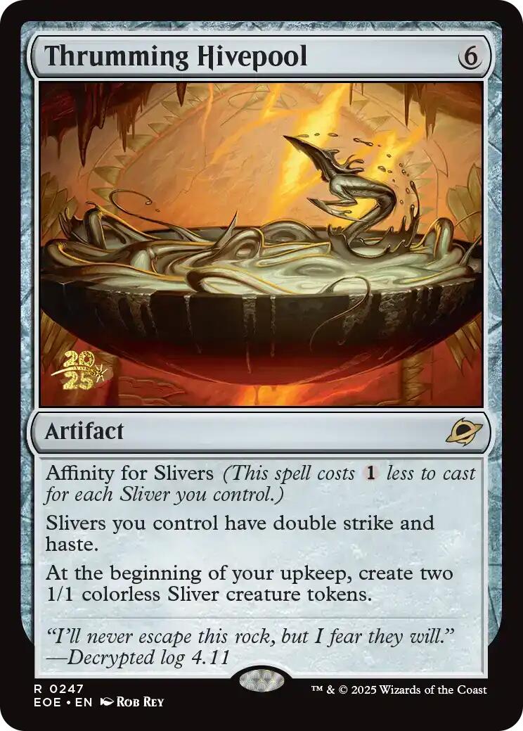 Thrumming Hivepool [Edge of Eternities Prerelease Promos] | Card Merchant Takapuna