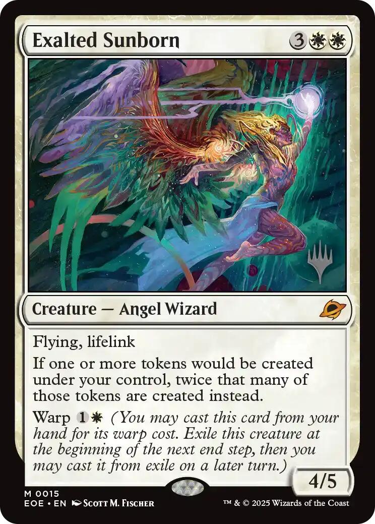 Exalted Sunborn [Edge of Eternities Promo Pack] | Card Merchant Takapuna