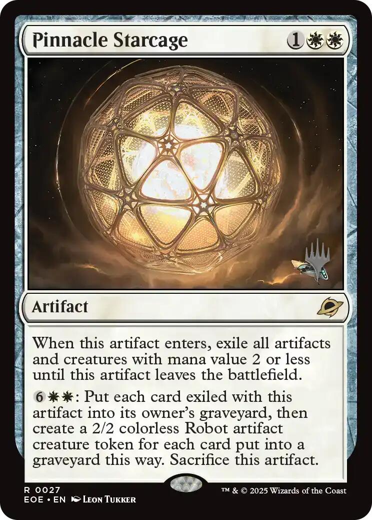 Pinnacle Starcage [Edge of Eternities Promo Pack] | Card Merchant Takapuna