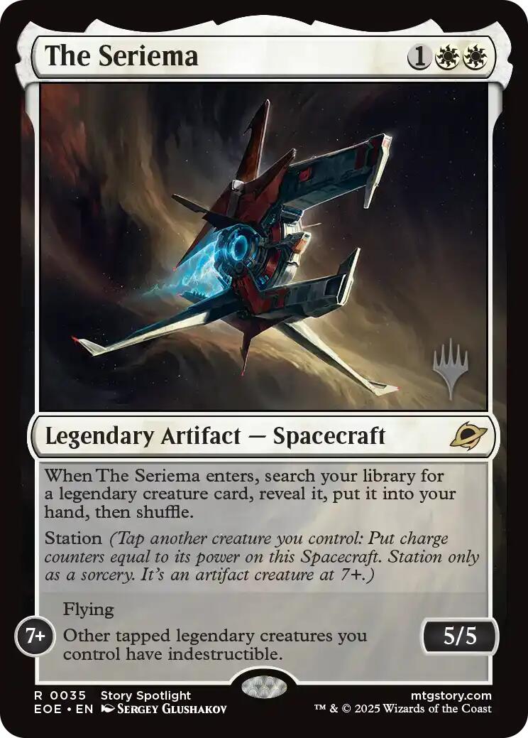 The Seriema [Edge of Eternities Promo Pack] | Card Merchant Takapuna