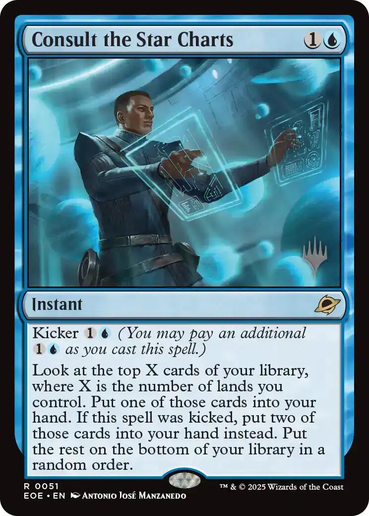 Consult the Star Charts [Edge of Eternities Promo Pack] | Card Merchant Takapuna