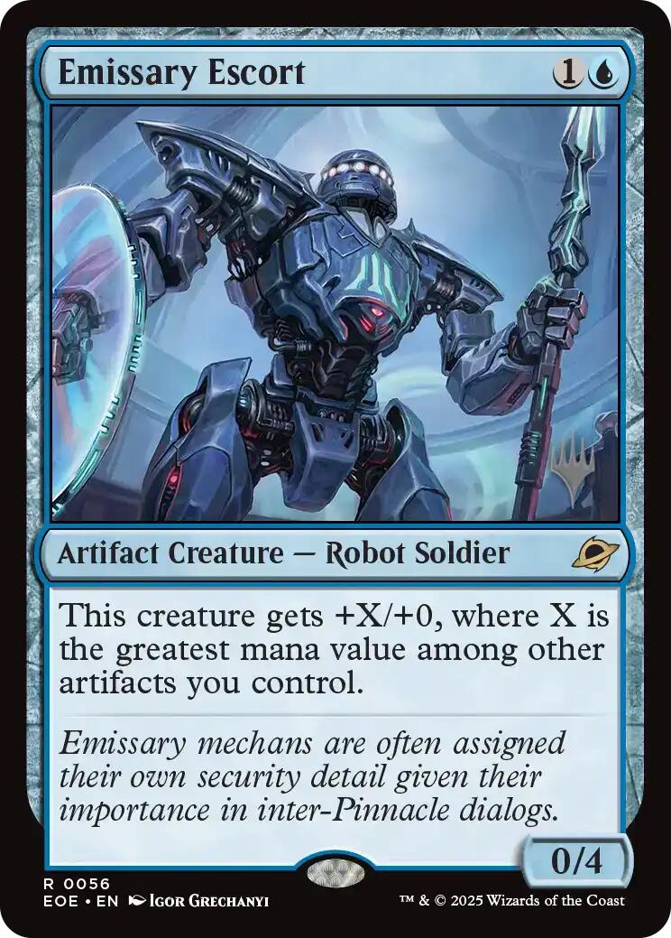 Emissary Escort (Promo Pack) [Edge of Eternities Promo Pack] | Card Merchant Takapuna