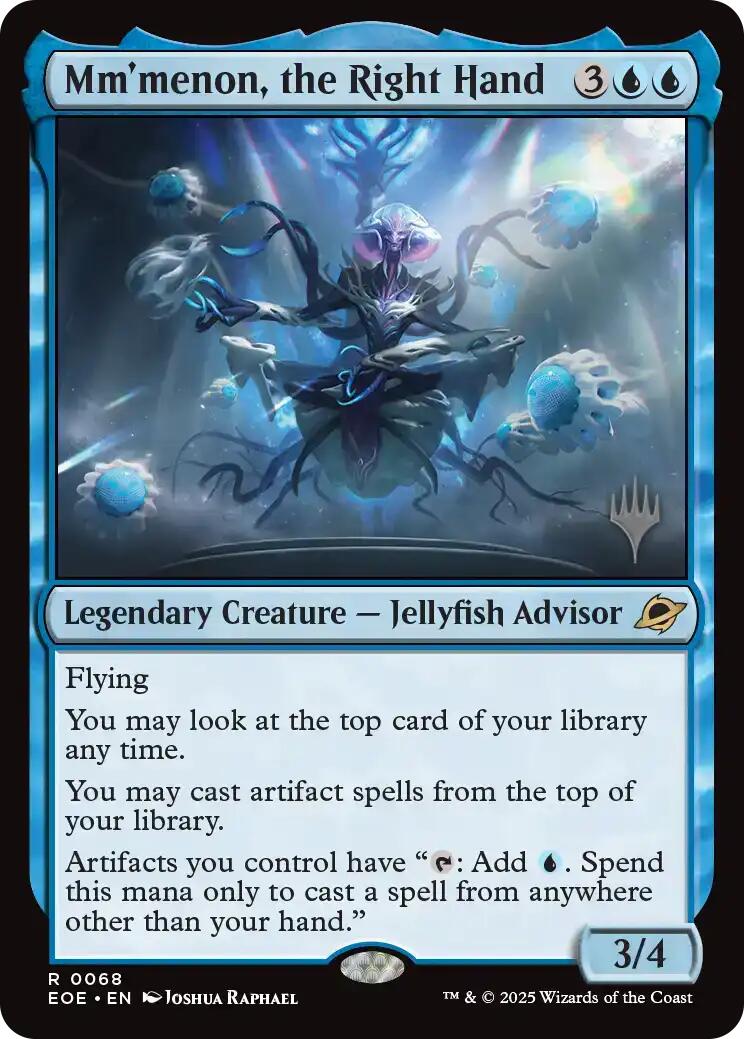 Mm'menon, the Right Hand [Edge of Eternities Promo Pack] | Card Merchant Takapuna