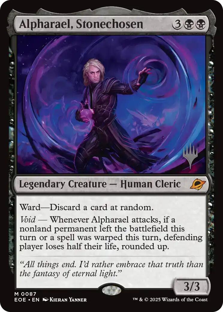 Alpharael, Stonechosen [Edge of Eternities Promo Pack] | Card Merchant Takapuna