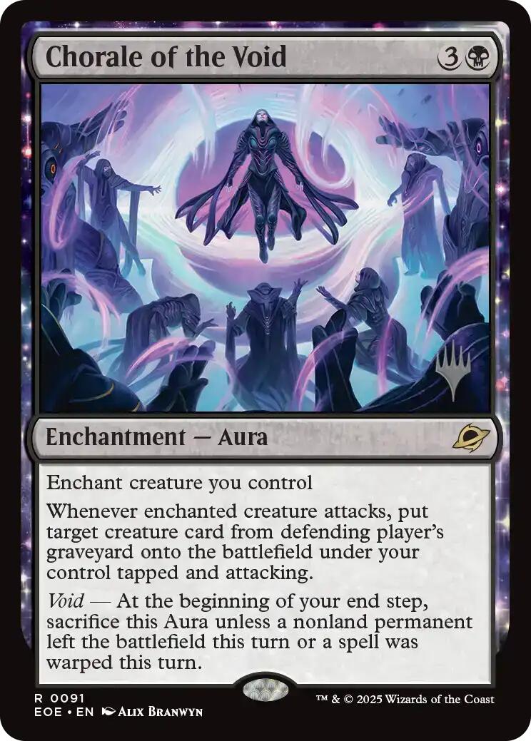 Chorale of the Void [Edge of Eternities Promo Pack] | Card Merchant Takapuna