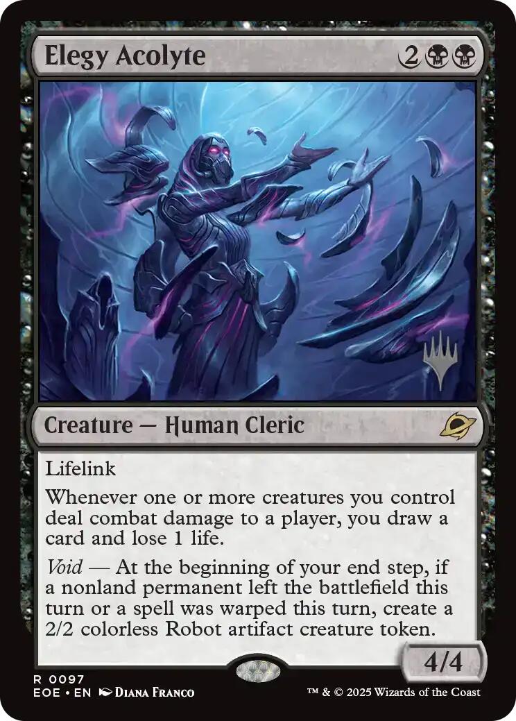 Elegy Acolyte [Edge of Eternities Promo Pack] | Card Merchant Takapuna