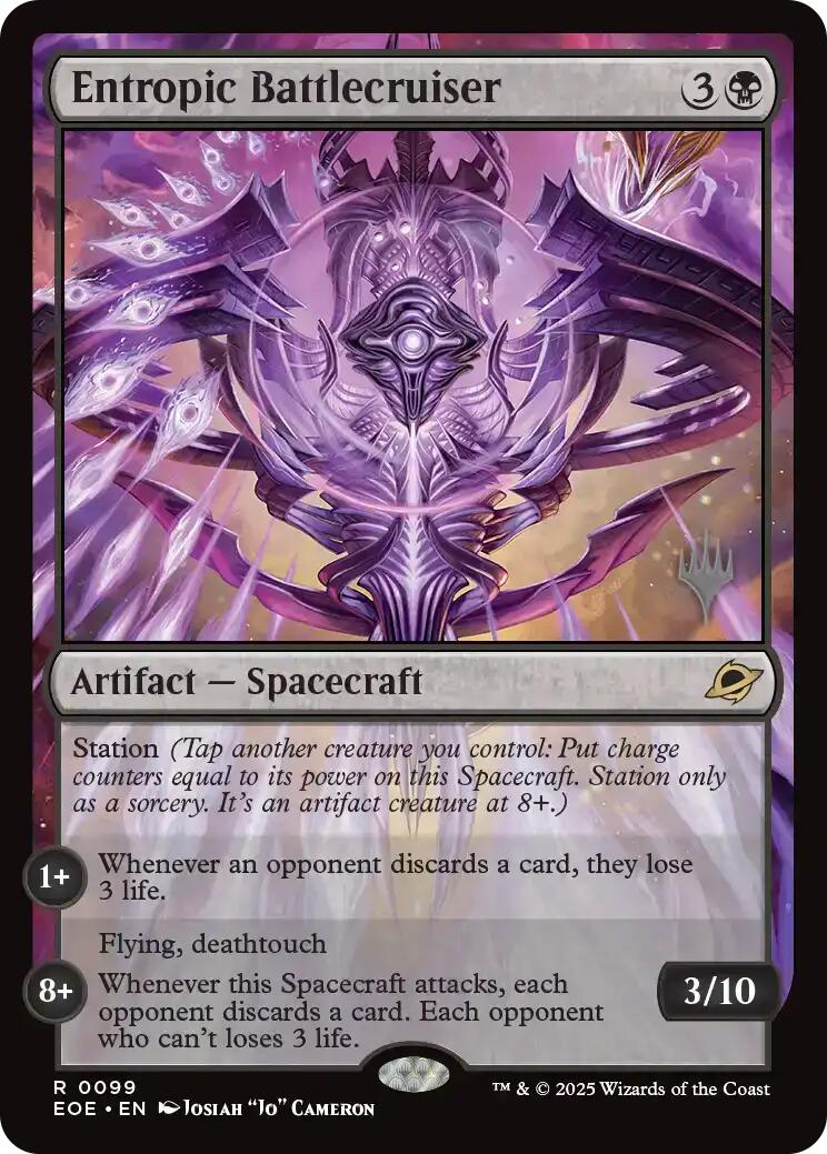 Entropic Battlecruiser [Edge of Eternities Promo Pack] | Card Merchant Takapuna