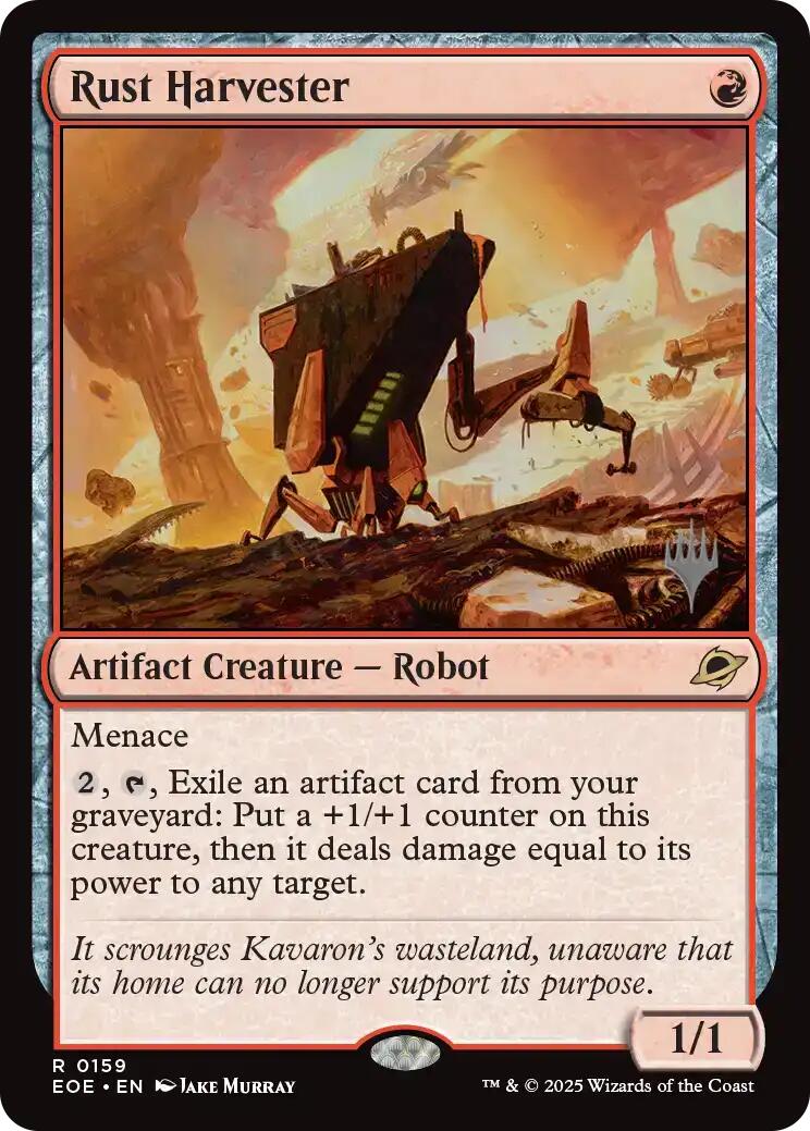 Rust Harvester [Edge of Eternities Promo Pack] | Card Merchant Takapuna