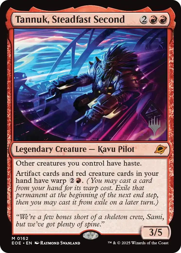 Tannuk, Steadfast Second [Edge of Eternities Promo Pack] | Card Merchant Takapuna