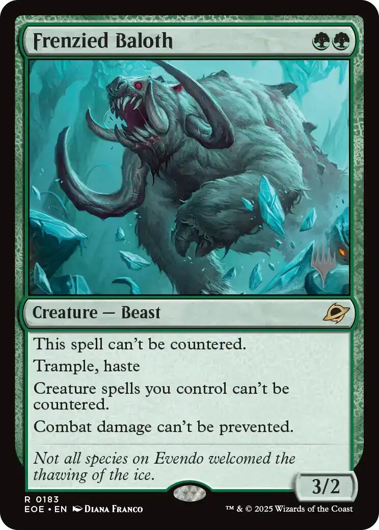 Frenzied Baloth [Edge of Eternities Promo Pack] | Card Merchant Takapuna