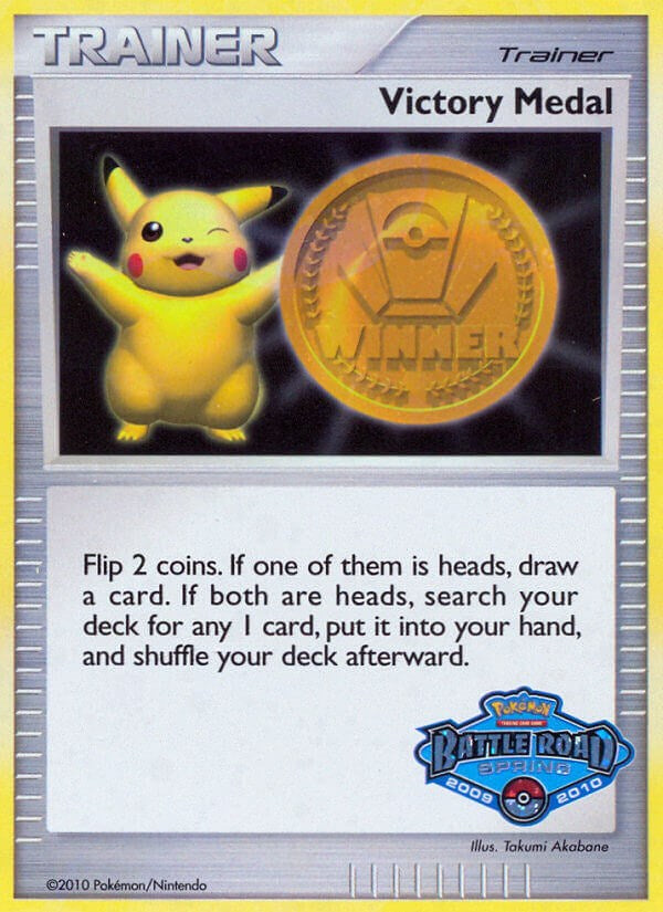 Victory Medal (2009-2010) (Battle Road Spring) [League & Championship Cards] | Card Merchant Takapuna
