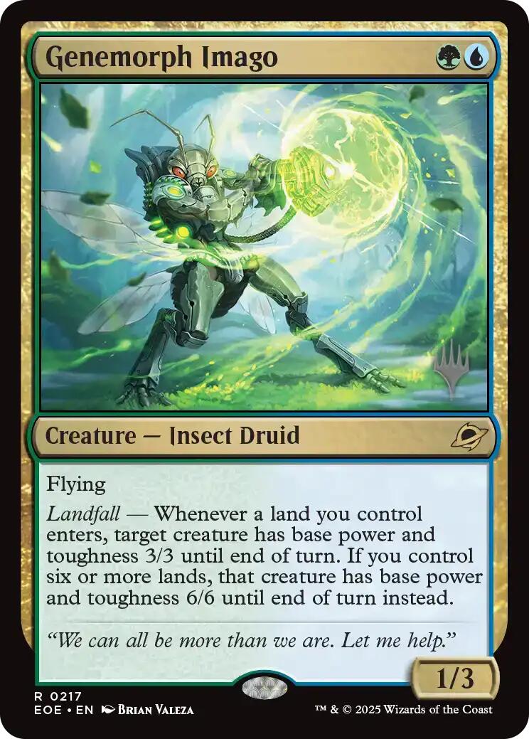 Genemorph Imago [Edge of Eternities Promo Pack] | Card Merchant Takapuna