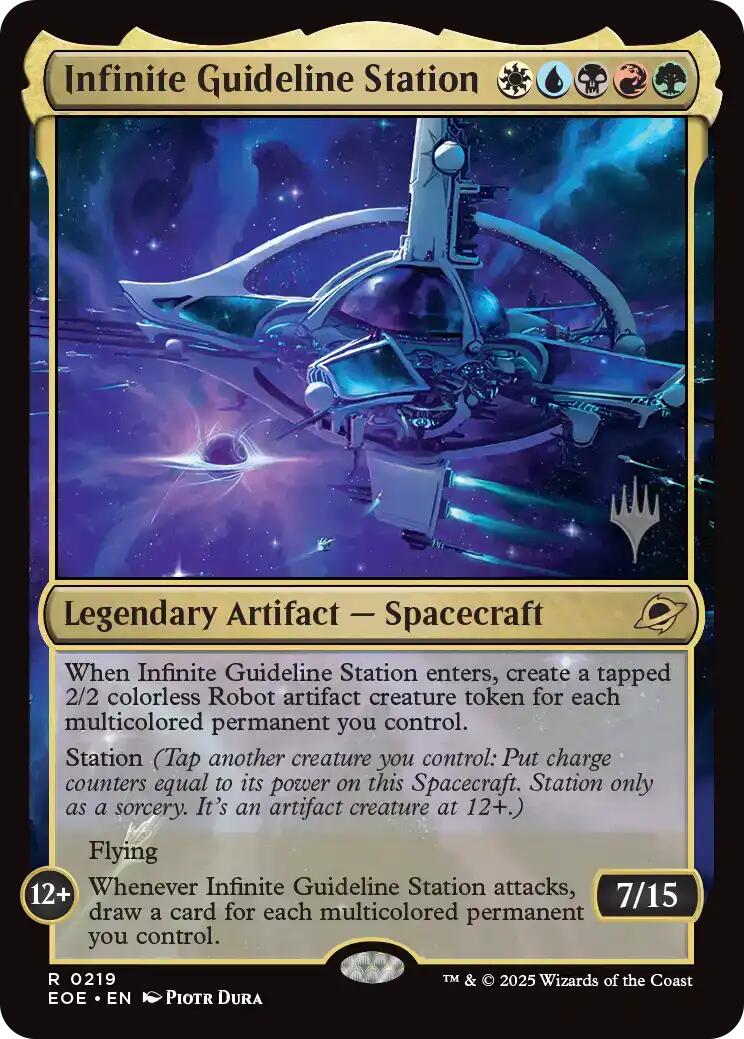 Infinite Guideline Station [Edge of Eternities Promo Pack] | Card Merchant Takapuna