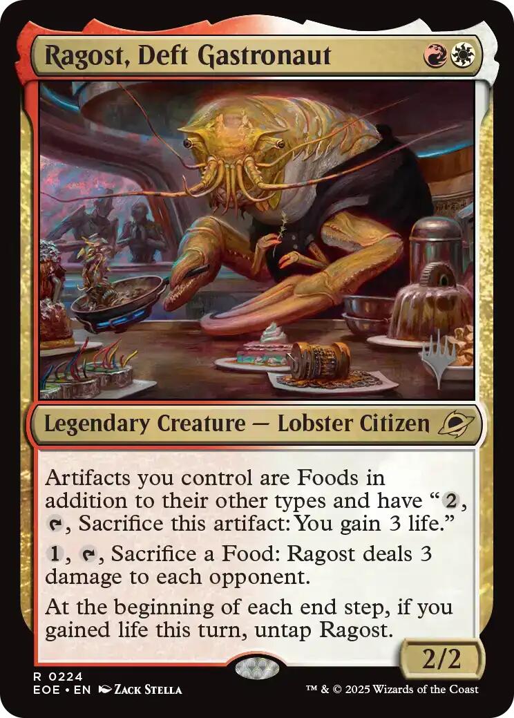 Ragost, Deft Gastronaut [Edge of Eternities Promo Pack] | Card Merchant Takapuna