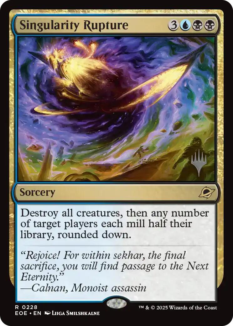 Singularity Rupture (Promo Pack) [Edge of Eternities Promo Pack] | Card Merchant Takapuna