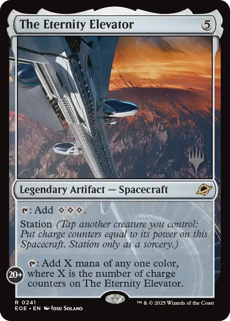 The Eternity Elevator [Edge of Eternities Promo Pack] | Card Merchant Takapuna