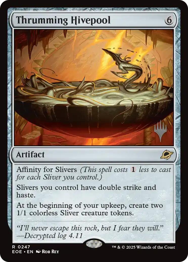 Thrumming Hivepool [Edge of Eternities Promo Pack] | Card Merchant Takapuna