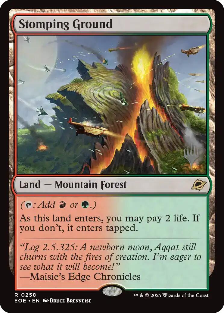 Stomping Ground [Edge of Eternities Promo Pack] | Card Merchant Takapuna