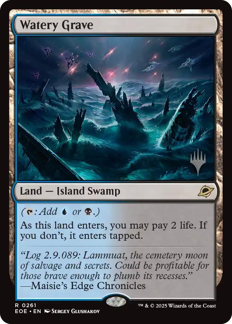 Watery Grave [Edge of Eternities Promo Pack] | Card Merchant Takapuna