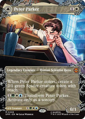 Peter Parker (0208) (Borderless) [Marvel's Spider-Man] | Card Merchant Takapuna