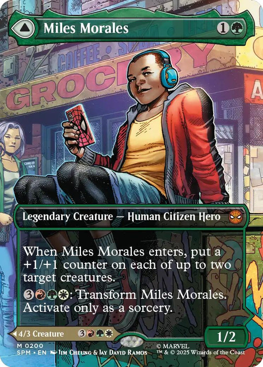 Miles Morales (0200) (Borderless) [Marvel's Spider-Man]