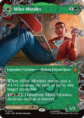 Miles Morales (0211) (Borderless) [Marvel's Spider-Man] | Card Merchant Takapuna