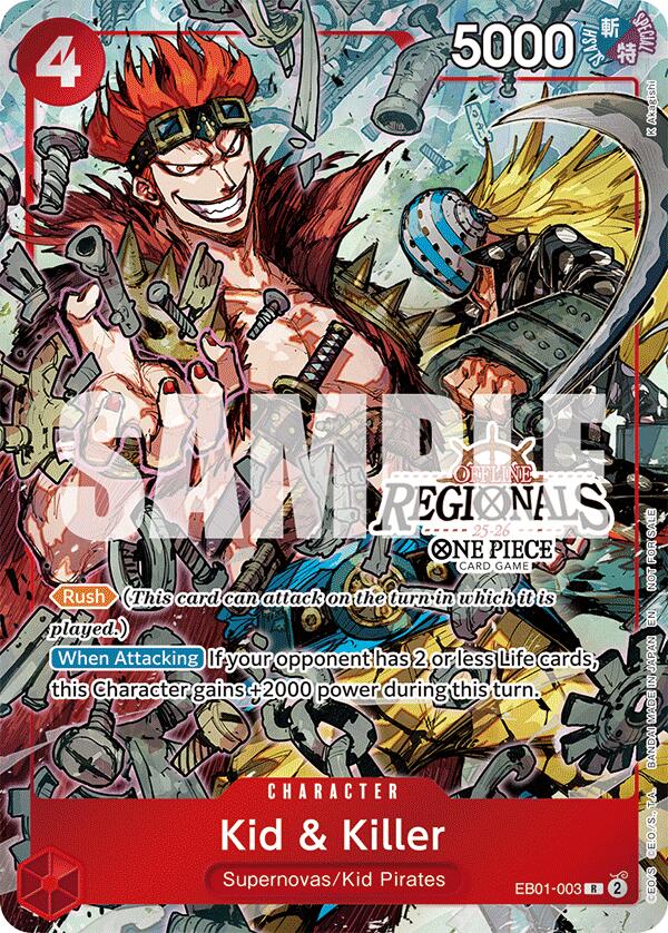 Kid & Killer (Offline Regional Participation Pack 2025 Vol.2) [One Piece Promotion Cards] | Card Merchant Takapuna