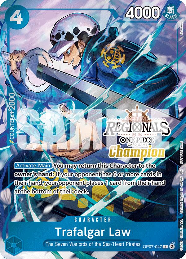 Trafalgar Law (Offline Regional Champion Card Set 2025 Vol.2) [One Piece Promotion Cards] | Card Merchant Takapuna