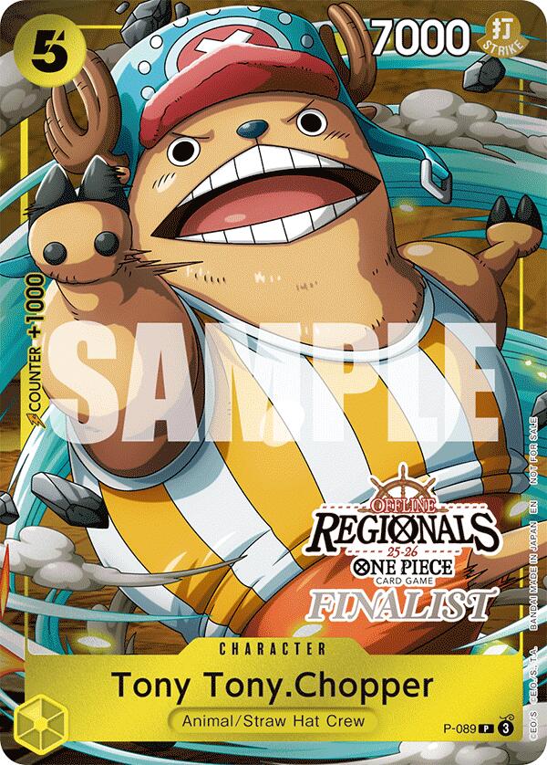 Tony Tony.Chopper (Offline Regional Finalist Card Set 2025 Vol.2) [One Piece Promotion Cards] | Card Merchant Takapuna