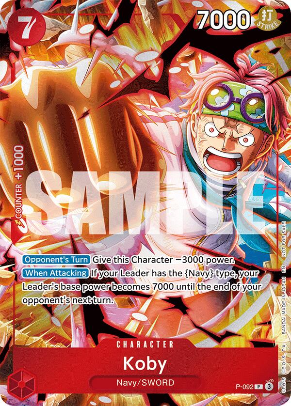 Koby (Event Pack Vol. 7) [One Piece Promotion Cards] | Card Merchant Takapuna