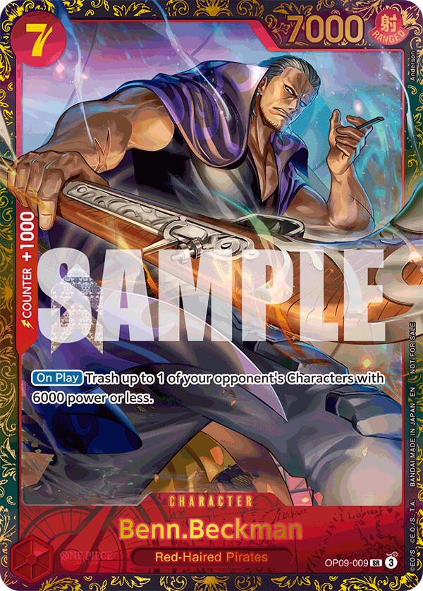 Benn.Beckman (Championship 25-26 Offline Regionals Season 2) [One Piece Promotion Cards] | Card Merchant Takapuna